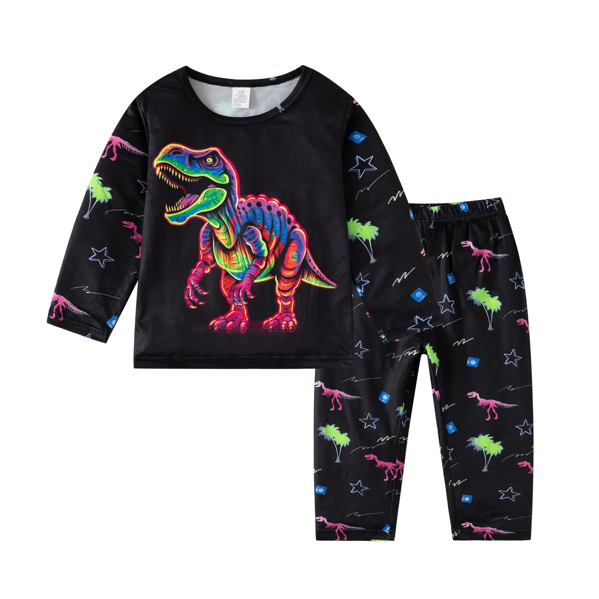 Two piece PJ with eye catching designs
