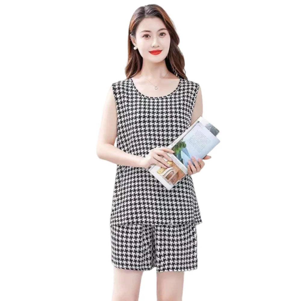Cute cotton poplin printed Floral sleepwear