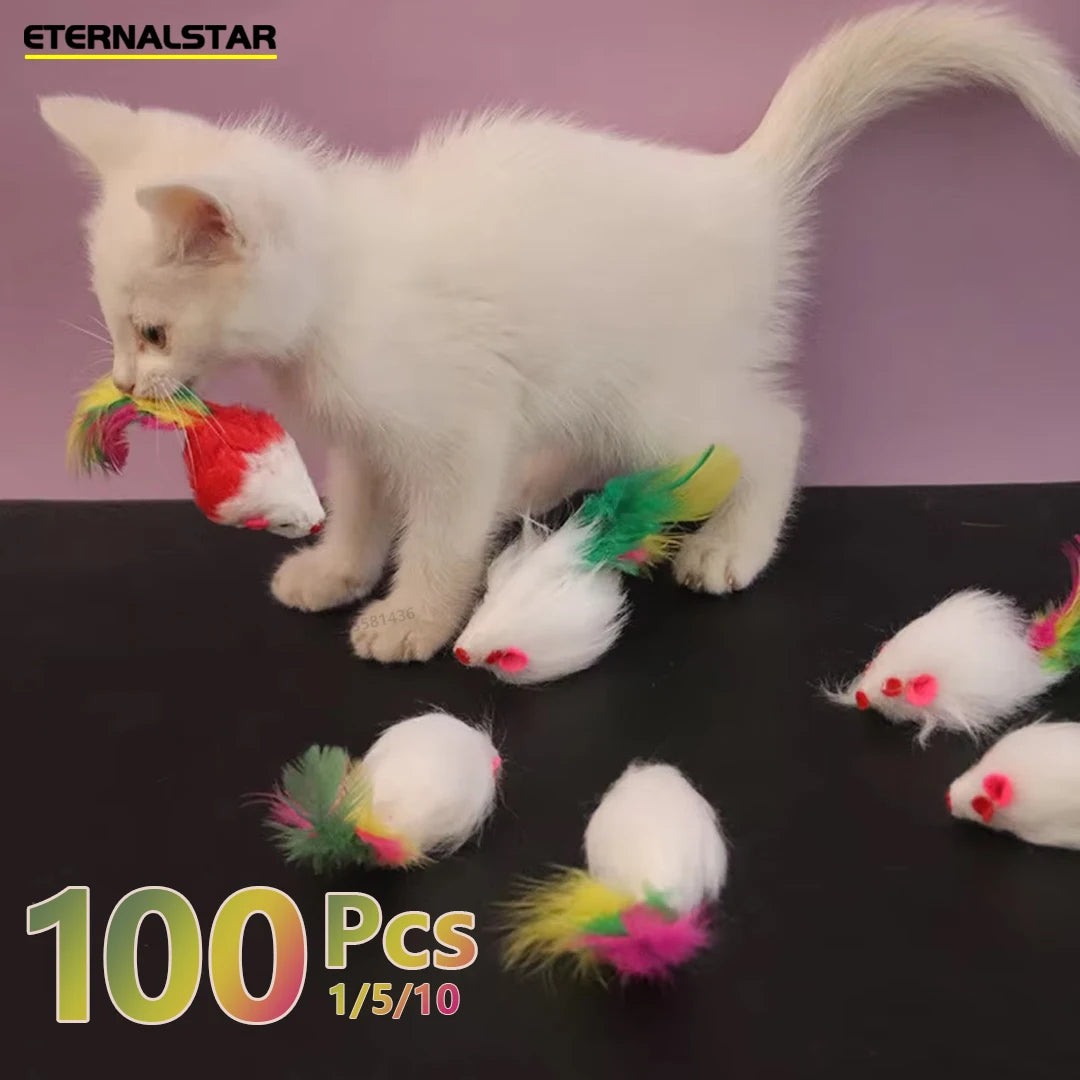 Colourful toy rats