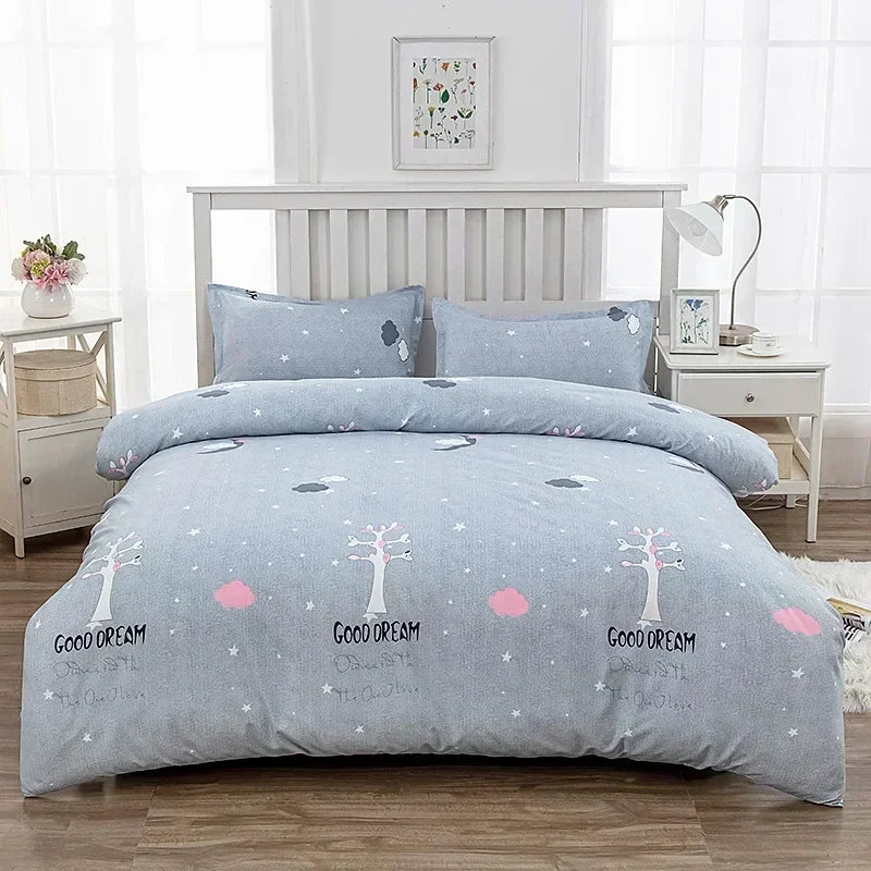 Patterned Bedding sheet and/or Quilt cover