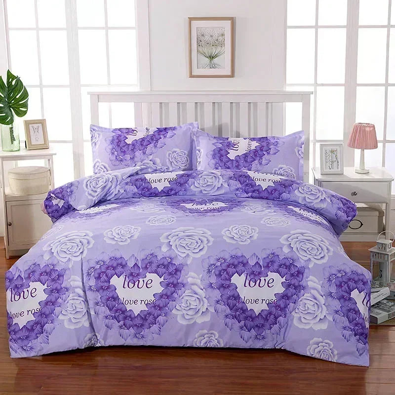 Patterned Bedding sheet and/or Quilt cover