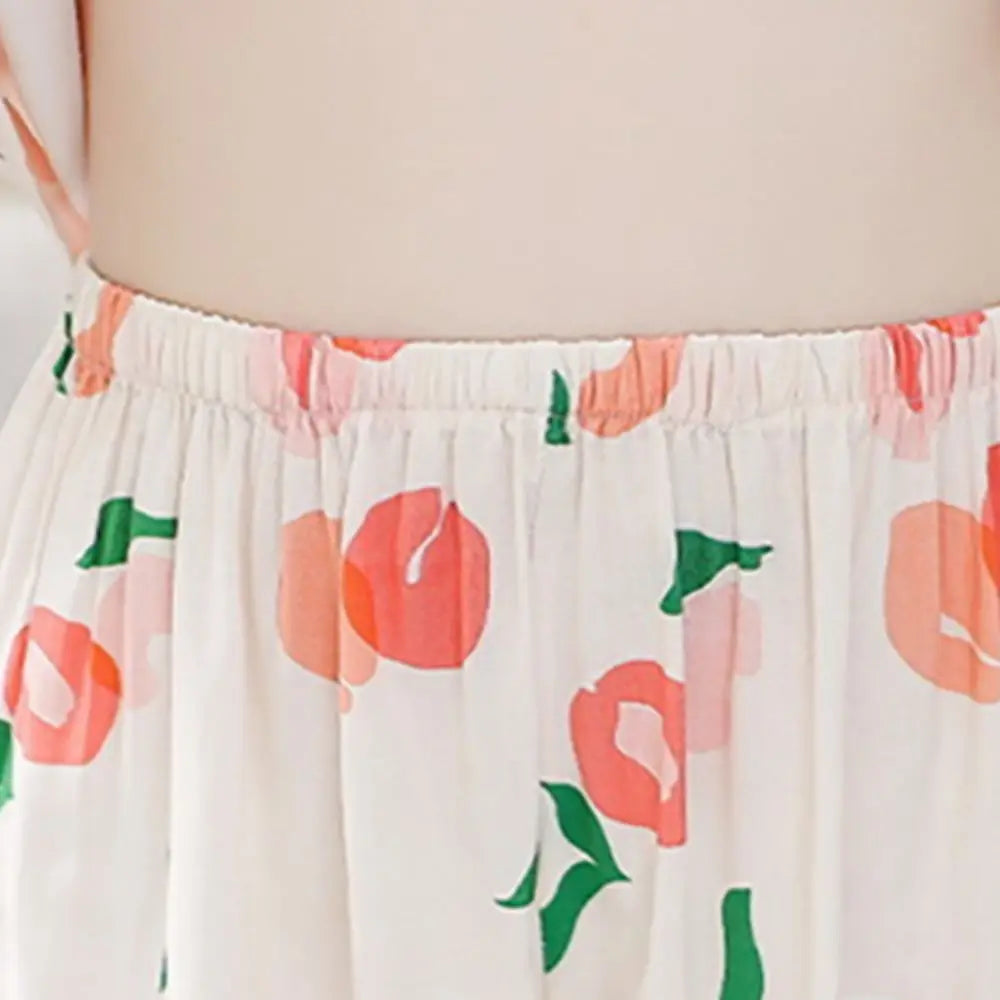 Cute cotton poplin printed Floral sleepwear