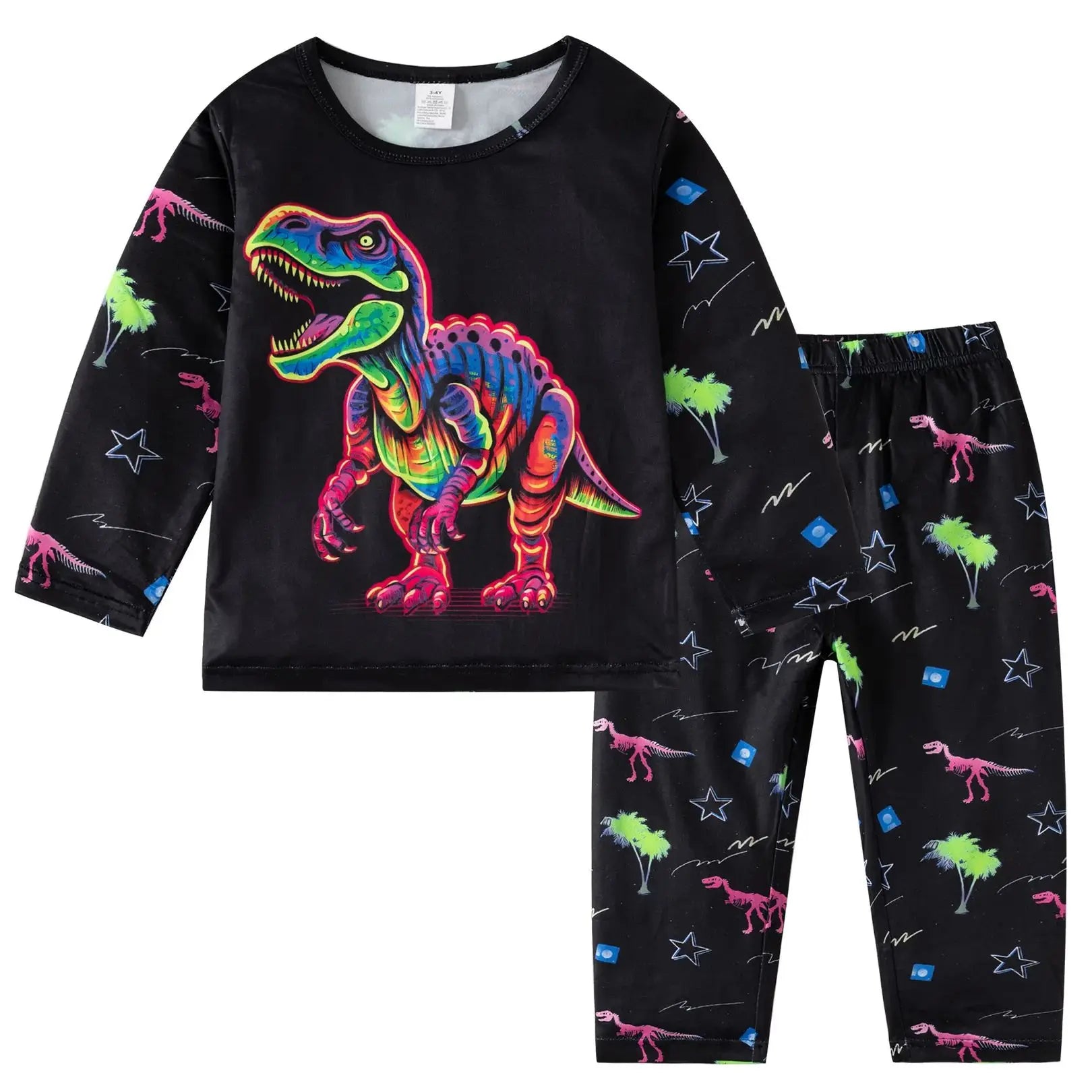 Two piece PJ with eye catching designs