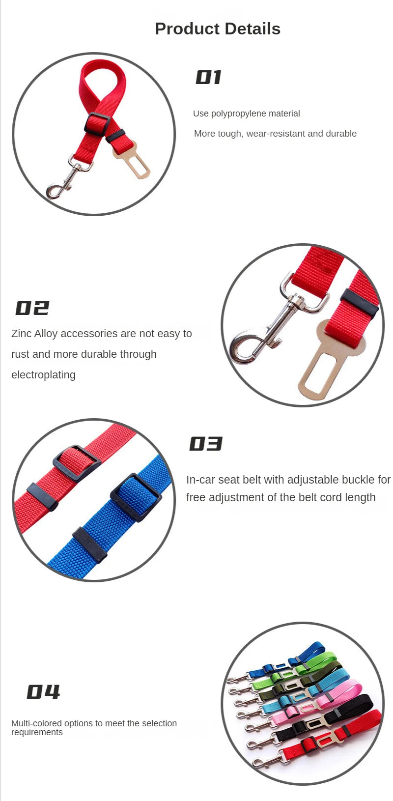 Dog/Cat harness for car