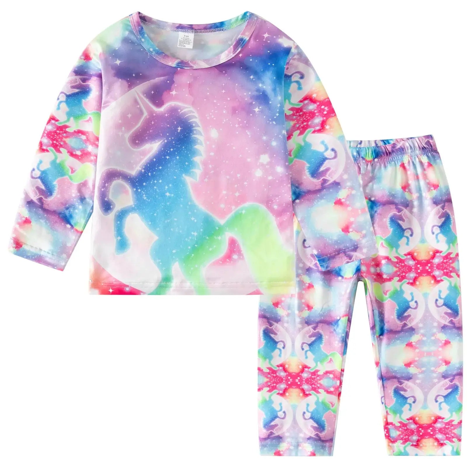 Two piece PJ with eye catching designs