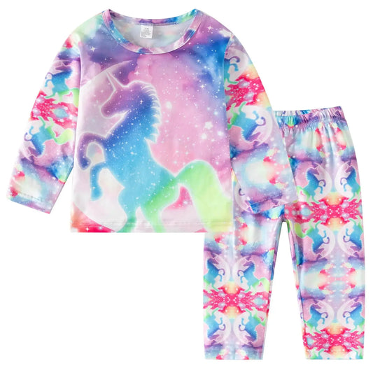 Two piece PJ with eye catching designs